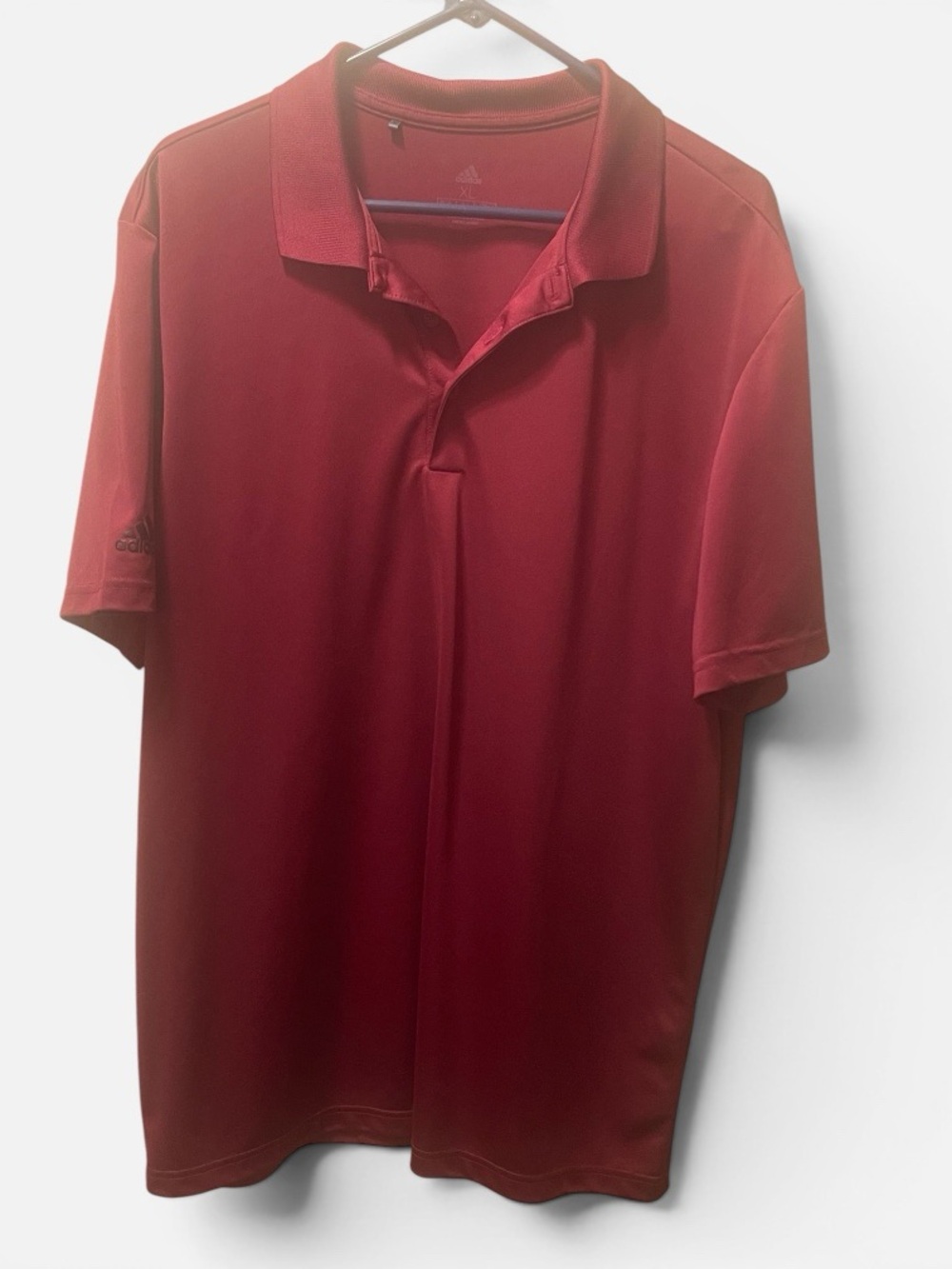 adidas Men’s Red Polo Shirt